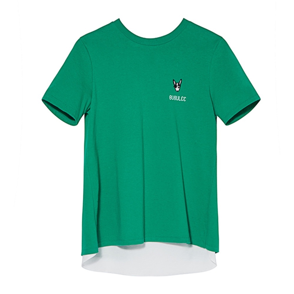 Bubulee Back Slit T-Shirt